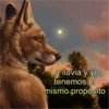 La lluvia y yo tenemos el mismo propósito