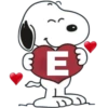 Abc Snoopy💞1🇵🇪Clásica 11