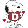 Abc Snoopy💞1🇵🇪Clásica 23
