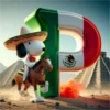 ALFABETO MEXICO CON  SNOOPY 8