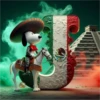 ALFABETO MEXICO CON  SNOOPY 15