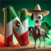 ALFABETO MEXICO CON  SNOOPY 27