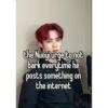 the Nuoyi urge to not bark everytime he posts something on the internet