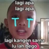 lagi apa lagi apa TT lagi kangen sama lu lah bego
