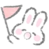 The white bunny emojis 2 8