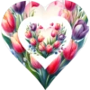 Heart Shape Flowers Love Bouquet 7