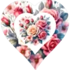 Heart Shape Flowers Love Bouquet 10