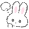 The white bunny emojis 2 24