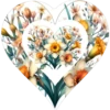 Heart Shape Flowers Love Bouquet 11