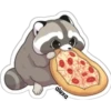 Guaxinim pizza