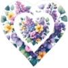 Heart Shape Flowers Love Bouquet 14