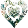 Heart Shape Flowers Love Bouquet 15