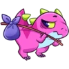 Pink Dino 1 💖 C☆ 10