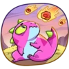 Pink Dino 1 💖 C☆ 16