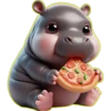 Hipopótamo Cute🦛💞1🇵🇪Clásica 5