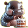 Hipopótamo Cute🦛💞1🇵🇪Clásica 7