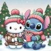 🧿Navidad stitch🎄🎁 12