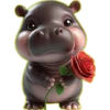 Hipopótamo Cute🦛💞1🇵🇪Clásica 14