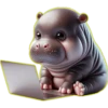 Hipopótamo Cute🦛💞1🇵🇪Clásica 18
