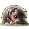 Hipopótamo Cute🦛💞1🇵🇪Clásica 19