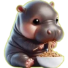 Hipopótamo Cute🦛💞1🇵🇪Clásica 21