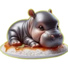 Hipopótamo Cute🦛💞1🇵🇪Clásica 22