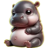 Hipopótamo Cute🦛💞1🇵🇪Clásica 25
