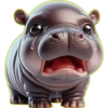 Hipopótamo Cute🦛💞1🇵🇪Clásica 27