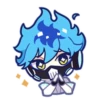 Twisted Wonderland stickers; art by 5