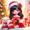 ABC CHRISTMAS GIRL LIGHTING LETTERS 5