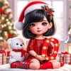 ABC CHRISTMAS GIRL LIGHTING LETTERS 6
