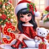 ABC CHRISTMAS GIRL LIGHTING LETTERS 9