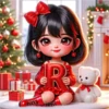 ABC CHRISTMAS GIRL LIGHTING LETTERS 14