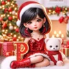 ABC CHRISTMAS GIRL LIGHTING LETTERS 16
