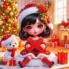 ABC CHRISTMAS GIRL LIGHTING LETTERS 17