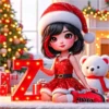 ABC CHRISTMAS GIRL LIGHTING LETTERS 19
