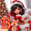 ABC CHRISTMAS GIRL LIGHTING LETTERS 25
