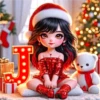 ABC CHRISTMAS GIRL LIGHTING LETTERS 29