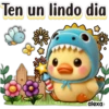Patito Dino Azul 💙💛🦕 5