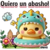 Patito Dino Azul 💙💛🦕 8