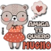 Amiga te quiero MUCHO