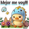 Patito Dino Azul 💙💛🦕 17