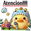 Patito Dino Azul 💙💛🦕 18
