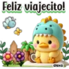 Patito Dino Azul 💙💛🦕 19