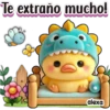 Patito Dino Azul 💙💛🦕 21