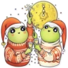 🎄Frogs🎄@MasterLamaArt 8