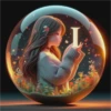 Alfabeto burbuja de fantasía 9