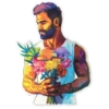 Portrait with flowers 1 10