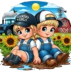 Country 🌻 Girls &  Boys 🤠 12