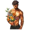 Portrait with flowers 1 13